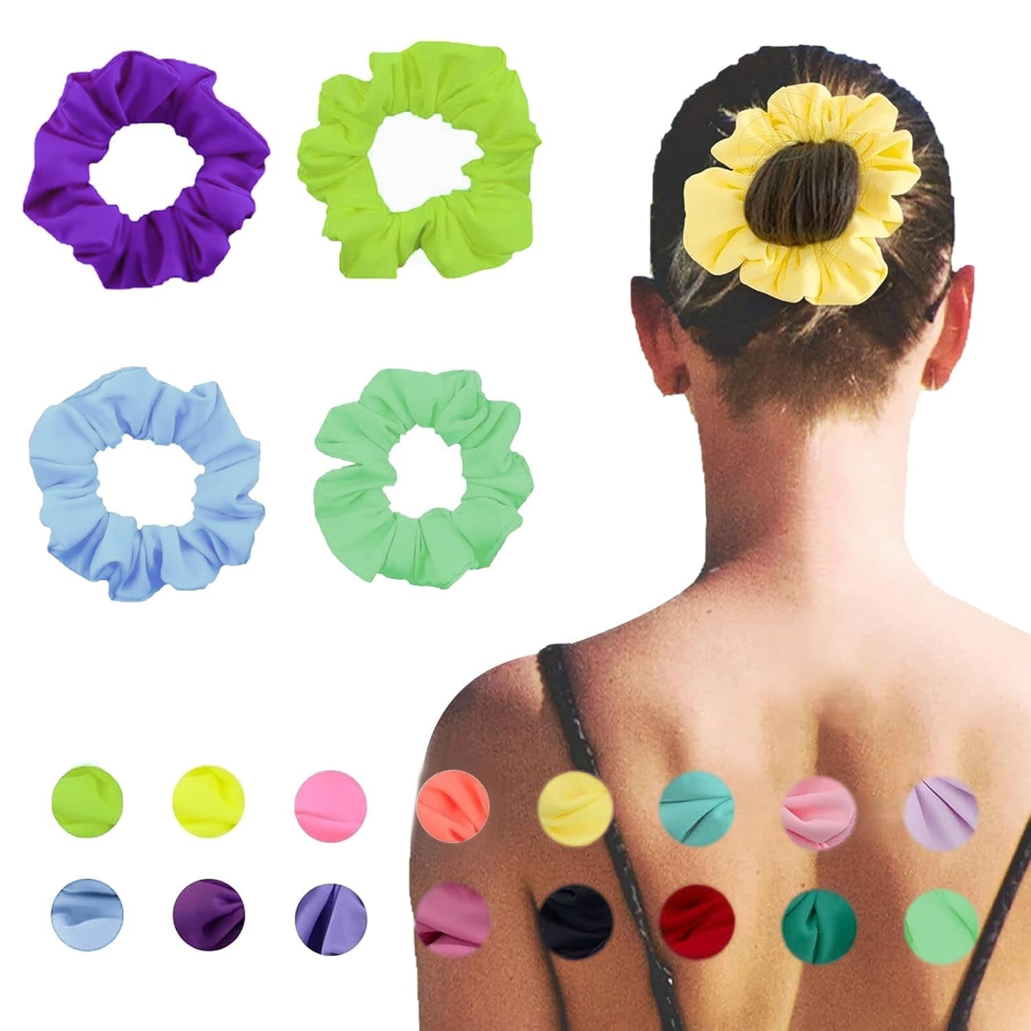 Dahlia Luxe Water-Resistant Hair Ties