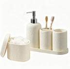 Charming Dahlia Modern Bathroom Essentials Set