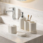 Charming Dahlia Modern Bathroom Essentials Set