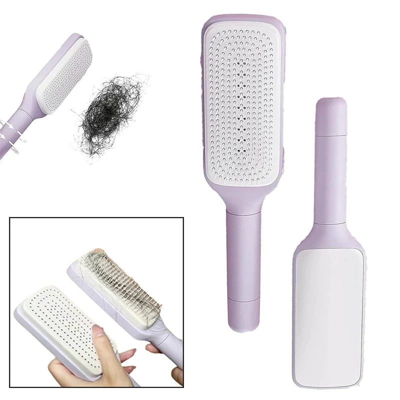 Dahlia Glide Self-Clean Hairbrush