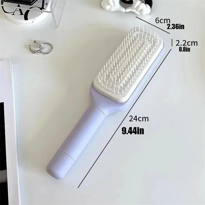 Dahlia Glide Self-Clean Hairbrush