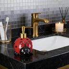 Charming Dahlia Ladybug Ceramic Dispenser