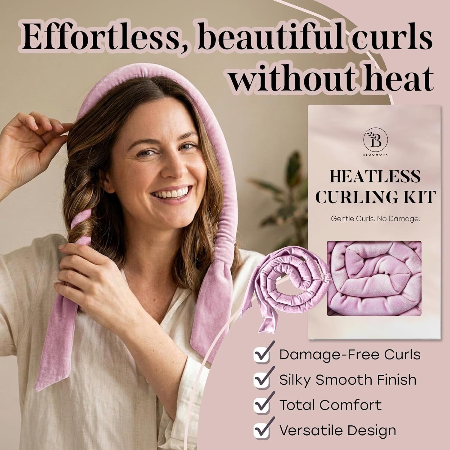 Dahlia SilkWave Heatless Curler