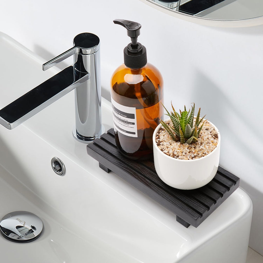 Dahlia Woodland Waterproof Vanity Pedestal Tray